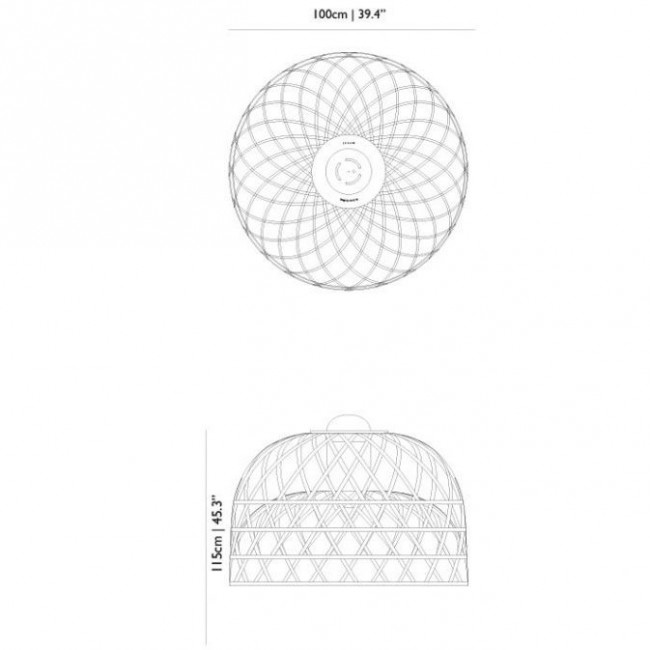 Подвесной светильник MOOOI Emperor M MOLEMS-M--BA Подвесной светильник MOOOI Emperor M MOLEMS-M--BA