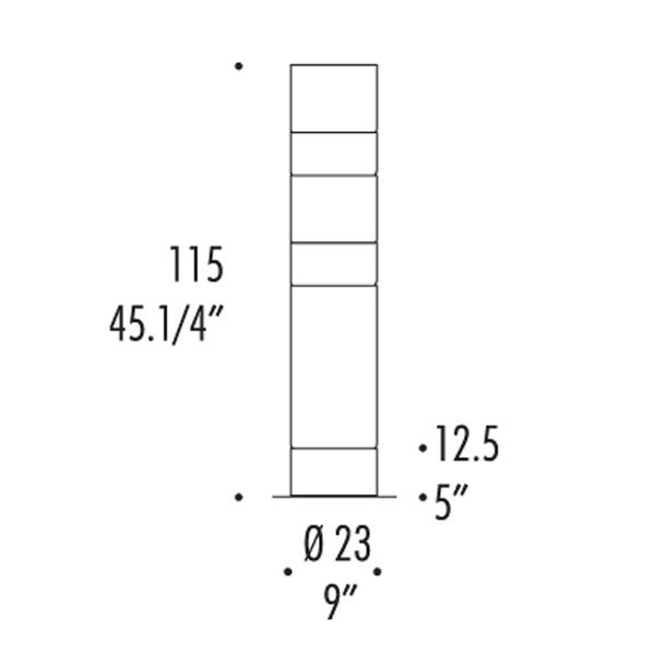 Напольный светильник Leucos STACKING TR B 0004096 Напольный светильник Leucos STACKING TR B 0004096