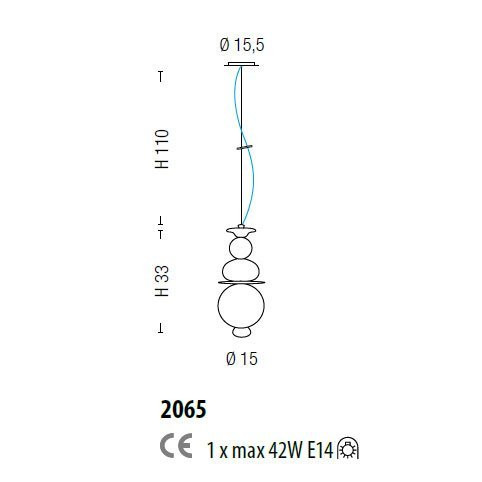 Подвесной светильник Sylcom Igloo 2065 D ORO Подвесной светильник Sylcom Igloo 2065 D ORO