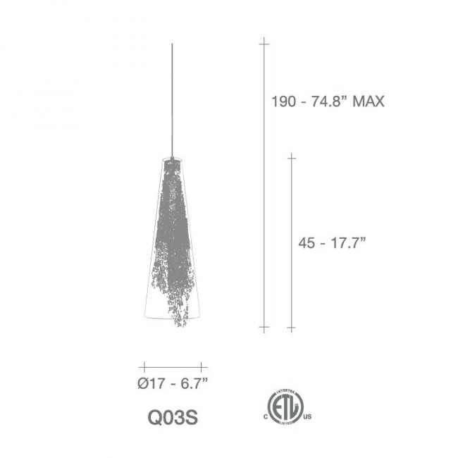 Подвесной светильник Terzani Frame Q03S G7 A9 Подвесной светильник Terzani Frame Q03S G7 A9