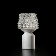 Настольная лампа Barovier&Toso Camparino 7359/CC/MW Настольная лампа Barovier&Toso Camparino 7359/CC/MW