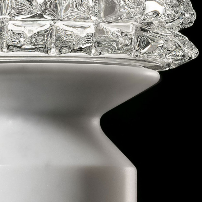 Настольная лампа Barovier&Toso Camparino 7359/CC/MW Настольная лампа Barovier&Toso Camparino 7359/CC/MW