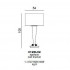 Настольная лампа Beby Group Mon Tresor 0126L02 Black shiny 666 SW Bronze Shade Настольная лампа Beby Group Mon Tresor 0126L02 Black shiny 666 SW Bronze Shade
