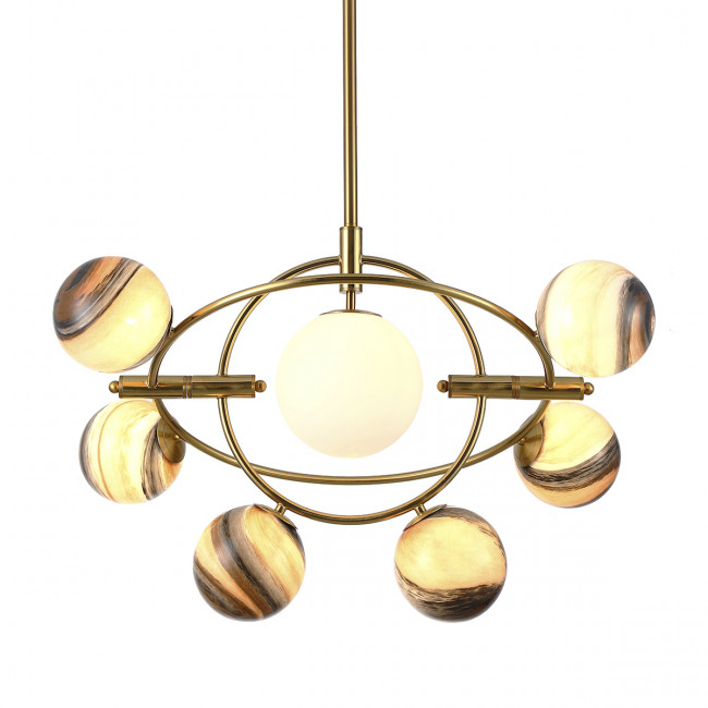 Подвесной светильник DeLight Collection planet KG1122P-7B brass Подвесной светильник DeLight Collection planet KG1122P-7B brass