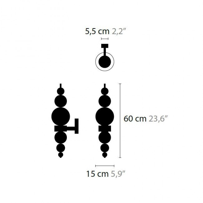 Бра Ilfari Tears from Moon W1 13202 02 Бра Ilfari Tears from Moon W1 13202 02