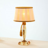 Настольная лампа Euroluce Bloom LP1 Gold Amber Настольная лампа Euroluce Bloom LP1 Gold Amber