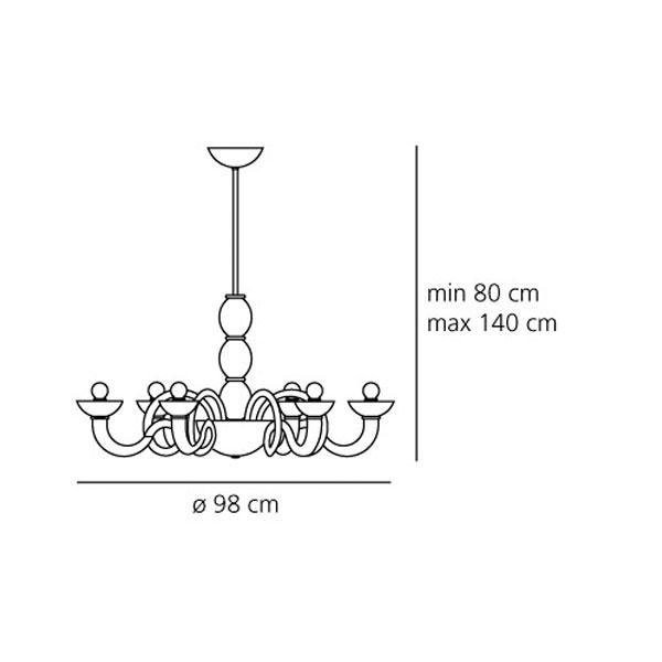 Люстра Artemide Pantalica C234010 Люстра Artemide Pantalica C234010