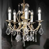 Люстра Beby Group Old style 3591/5 Green gold HALF CUT Люстра Beby Group Old style 3591/5 Green gold HALF CUT