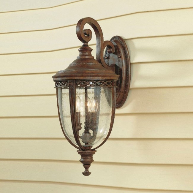 Уличный настенный светильник Feiss English Bridle FE/EB2/L BRB Уличный настенный светильник Feiss English Bridle FE/EB2/L BRB