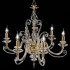 Люстра Euroluce Alicante L6 gold Clear