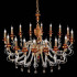 Люстра Euroluce Elsa Special Edition L16 gold Topaz Люстра Euroluce Elsa Special Edition L16 gold Topaz
