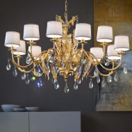 Люстра Masiero Acantia 12 G03 / DAM/14/WH Cut crystal Люстра Masiero Acantia 12 G03 / DAM/14/WH Cut crystal