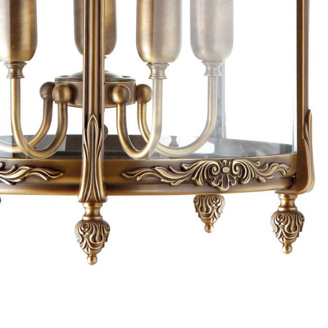 Подвесной светильник IlParalume MARINA 7710 1804/G/BR Подвесной светильник IlParalume MARINA 7710 1804/G/BR