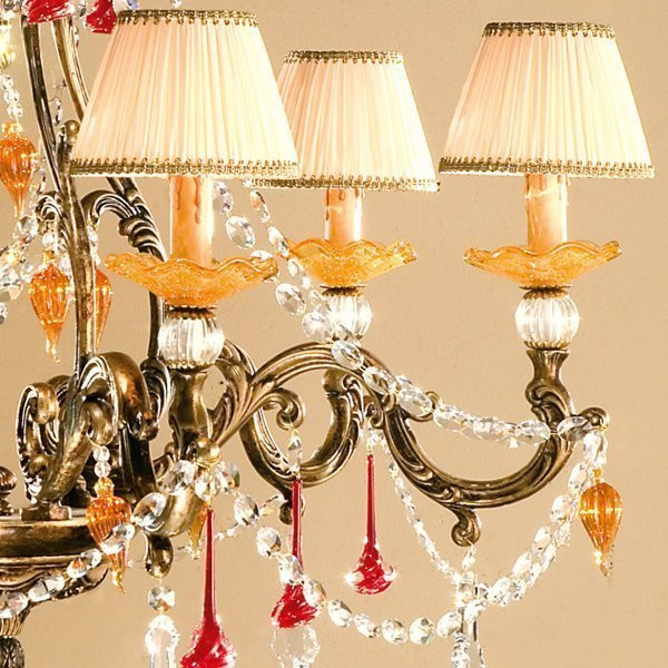 Люстра Passeri International Ottone L 7485/6/G Dec. 076 Люстра Passeri International Ottone L 7485/6/G Dec. 076