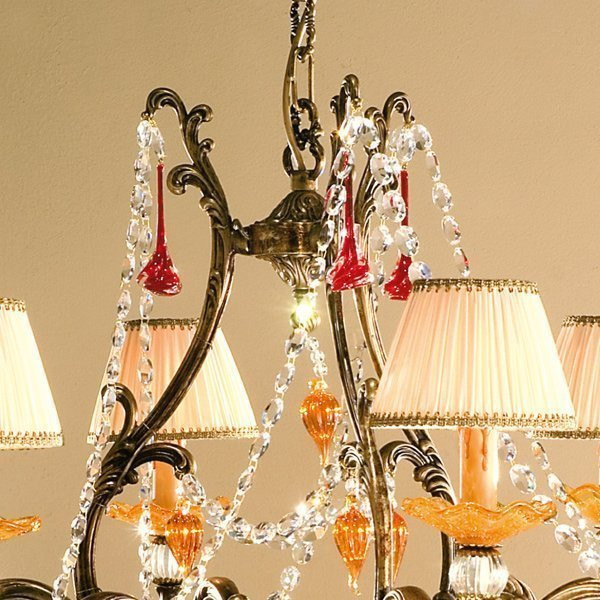 Люстра Passeri International Ottone L 7485/6/G Dec. 076 Люстра Passeri International Ottone L 7485/6/G Dec. 076