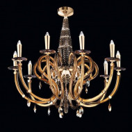 Потолочная люстра Beby Group Crystal rain 0230B01 Light gold SW Golden Teak Потолочная люстра Beby Group Crystal rain 0230B01 Light gold SW Golden Teak