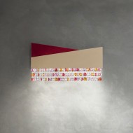 Настенный светильник Euroluce Horizon lux 30AP Bordeaux/Gray Sw