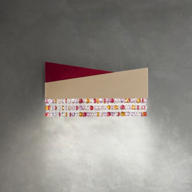 Настенный светильник Euroluce Horizon lux 30AP Bordeaux/Gray Sw Настенный светильник Euroluce Horizon lux 30AP Bordeaux/Gray Sw