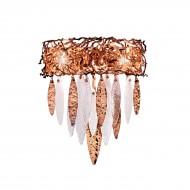 Настенный светильник IDL Elite 596/2+1A bronze transparent Настенный светильник IDL Elite 596/2+1A bronze transparent