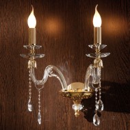 Бра Euroluce Elsa A2 gold Clear Бра Euroluce Elsa A2 gold Clear