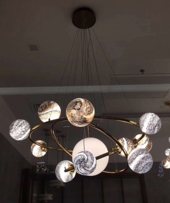 Подвесной светильник DeLight Collection planet KG1122P-13A brass Подвесной светильник DeLight Collection planet KG1122P-13A brass