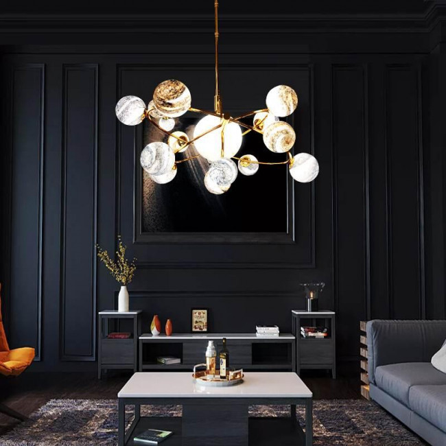 Подвесной светильник DeLight Collection planet KG1122P-13A brass Подвесной светильник DeLight Collection planet KG1122P-13A brass