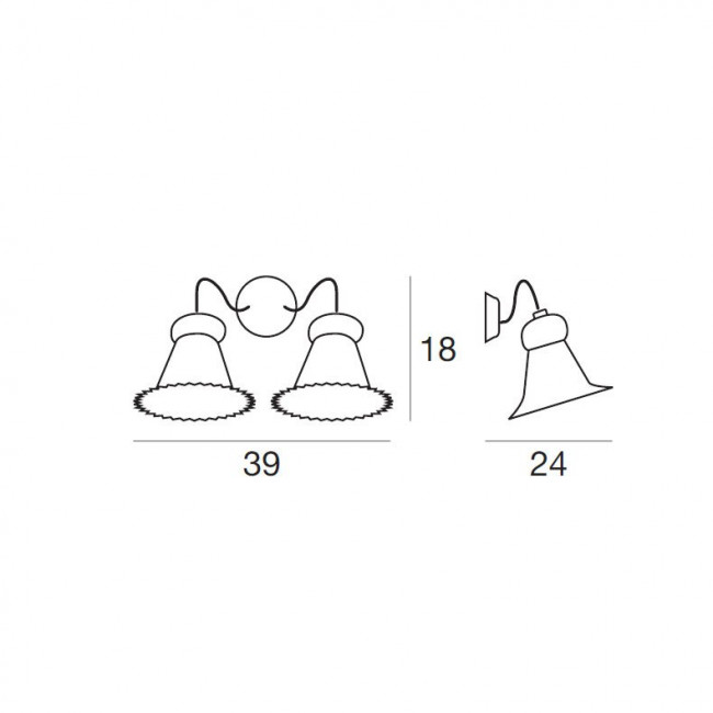 Бра Linea Light Mami 2654 Бра Linea Light Mami 2654