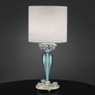Настольная лампа Euroluce Bora LG1 ivory Tiffany Настольная лампа Euroluce Bora LG1 ivory Tiffany
