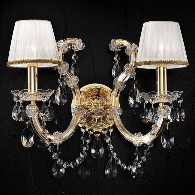 Бра Masiero Maria Teresa VE 937/A2 MT CUT CRYSTAL ORG/12/WH