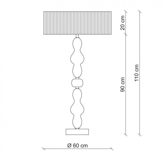 Настольная лампа Patrizia Garganti Ginger & Fred PG504 Настольная лампа Patrizia Garganti Ginger & Fred PG504