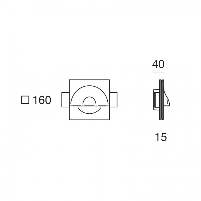 Встраиваемый светильник Linea Light Gypsum 60910N00 Встраиваемый светильник Linea Light Gypsum 60910N00