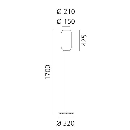 Торшер Artemide Gople 1410060A Торшер Artemide Gople 1410060A