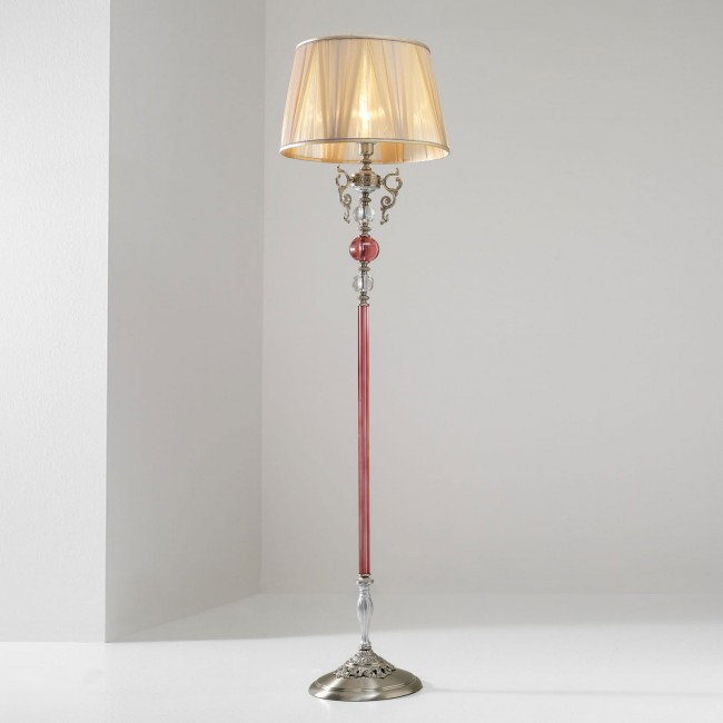 Торшер Euroluce Lyra PT1 Silver Antique rose Торшер Euroluce Lyra PT1 Silver Antique rose