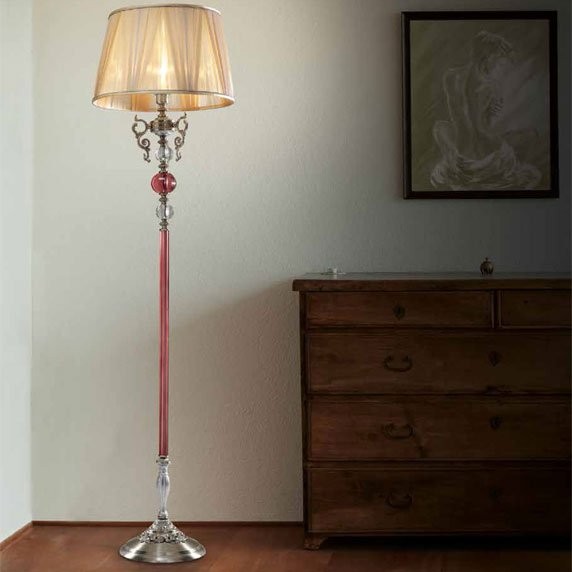 Торшер Euroluce Lyra PT1 Silver Antique rose Торшер Euroluce Lyra PT1 Silver Antique rose