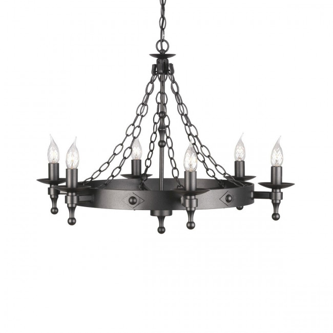 Люстра Elstead Lighting Warwick WR6 GRAPHITE Люстра Elstead Lighting Warwick WR6 GRAPHITE