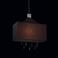 Подвесной светильник Beby Group Crystal dream 5500E01 Chrome Black Swarovski Подвесной светильник Beby Group Crystal dream 5500E01 Chrome Black Swarovski