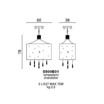 Подвесной светильник Beby Group Crystal dream 5500E01 Chrome Black Swarovski Подвесной светильник Beby Group Crystal dream 5500E01 Chrome Black Swarovski