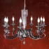 Люстра Euroluce Venice Superlux L8 silver black Scholer Люстра Euroluce Venice Superlux L8 silver black Scholer