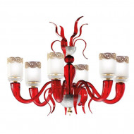 Люстра IlParalume MARINA 2220 1770/CH6/ROSSO/KR Люстра IlParalume MARINA 2220 1770/CH6/ROSSO/KR