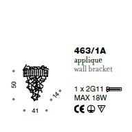 Настенный светильник IDL Groovy 463/1A pure steel Настенный светильник IDL Groovy 463/1A pure steel