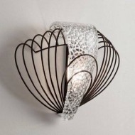 Настенный светильник Masca Marrakech 1871/A1 Corten argento/Glass 592 Настенный светильник Masca Marrakech 1871/A1 Corten argento/Glass 592