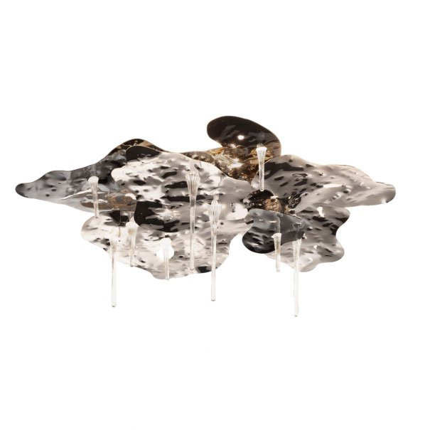 Потолочный светильник IDL Leaves 605/5PF black nickel Потолочный светильник IDL Leaves 605/5PF black nickel