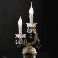 Настольная лампа Beby Group Novecento 630/2L Light gold HALF CUT Настольная лампа Beby Group Novecento 630/2L Light gold HALF CUT