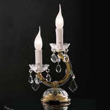 Настольная лампа Beby Group Novecento 630/2L Light gold HALF CUT Настольная лампа Beby Group Novecento 630/2L Light gold HALF CUT