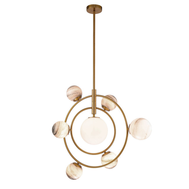 Подвесной светильник DeLight Collection planet KG1122P-7 brass Подвесной светильник DeLight Collection planet KG1122P-7 brass