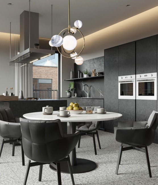 Подвесной светильник DeLight Collection planet KG1122P-7 brass Подвесной светильник DeLight Collection planet KG1122P-7 brass