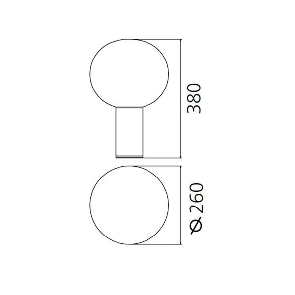 Настольный светильник Artemide Laguna 1809140A