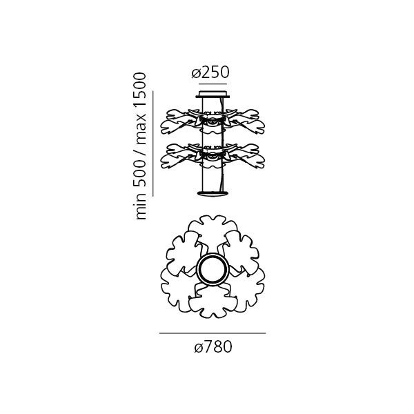Подвесной светильник Artemide Chlorophilia 1628110APP Подвесной светильник Artemide Chlorophilia 1628110APP