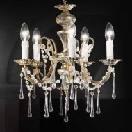 Люстра Beby Group Old style 3593/5 Black gold HALF CUT Люстра Beby Group Old style 3593/5 Black gold HALF CUT