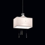 Подвесной светильник Beby Group Crystal dream 5500E02 Chrome White Swarovski Подвесной светильник Beby Group Crystal dream 5500E02 Chrome White Swarovski